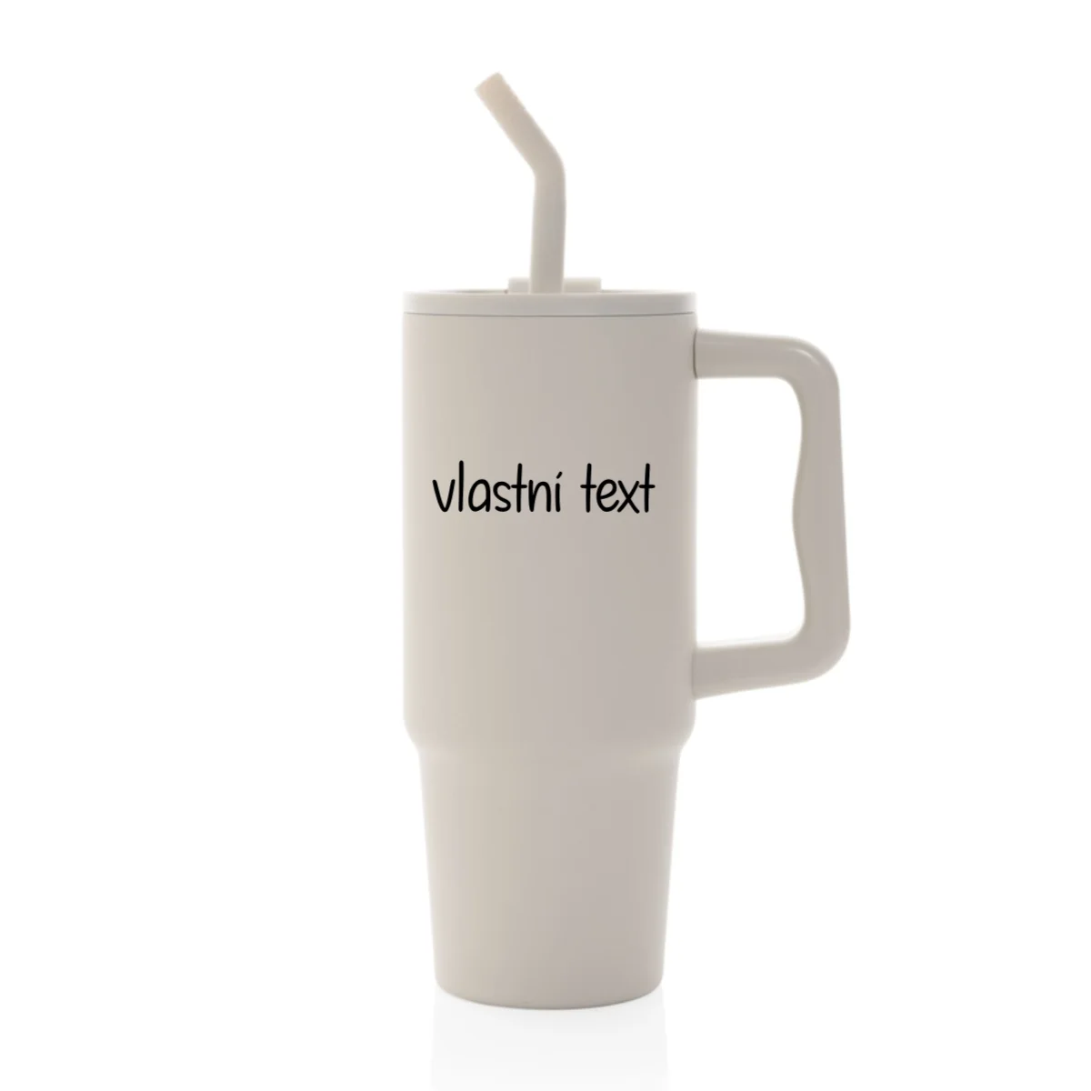 Vlastní text na termosku s barevným víčkem (obrázek 6)