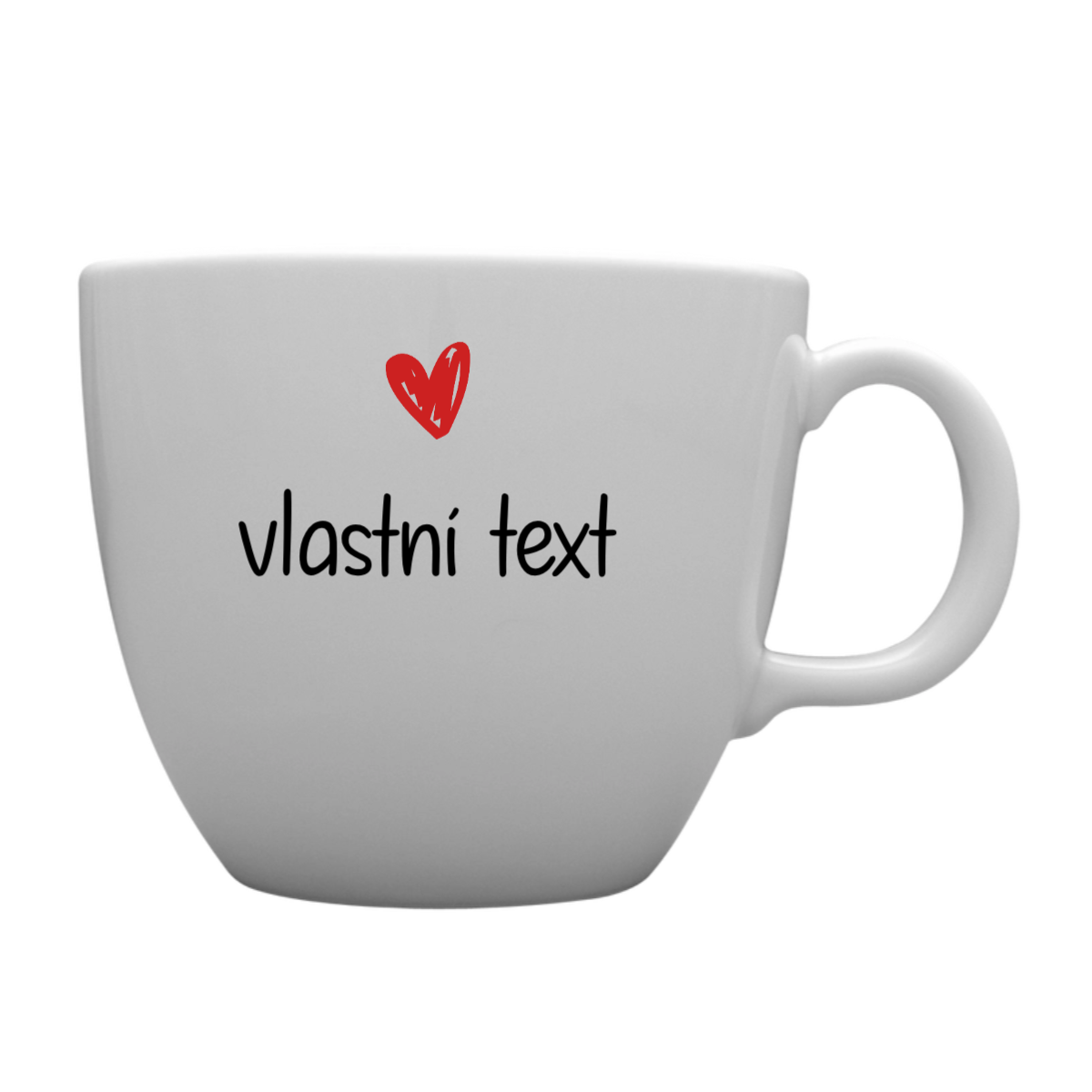 Vlastní text na MEGA XXL keramický hrnek 1000 ml