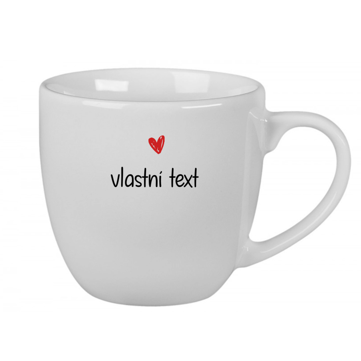 Vlastní text na keramický hrnek 400 ml