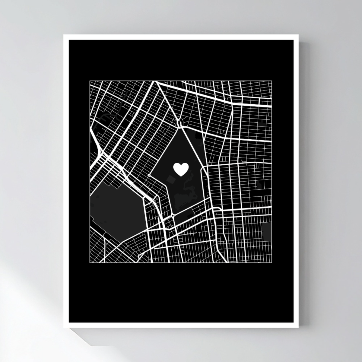 Personalizovaný magický fotoobraz v rámu - 40x50 - mapa (obrázek 6)