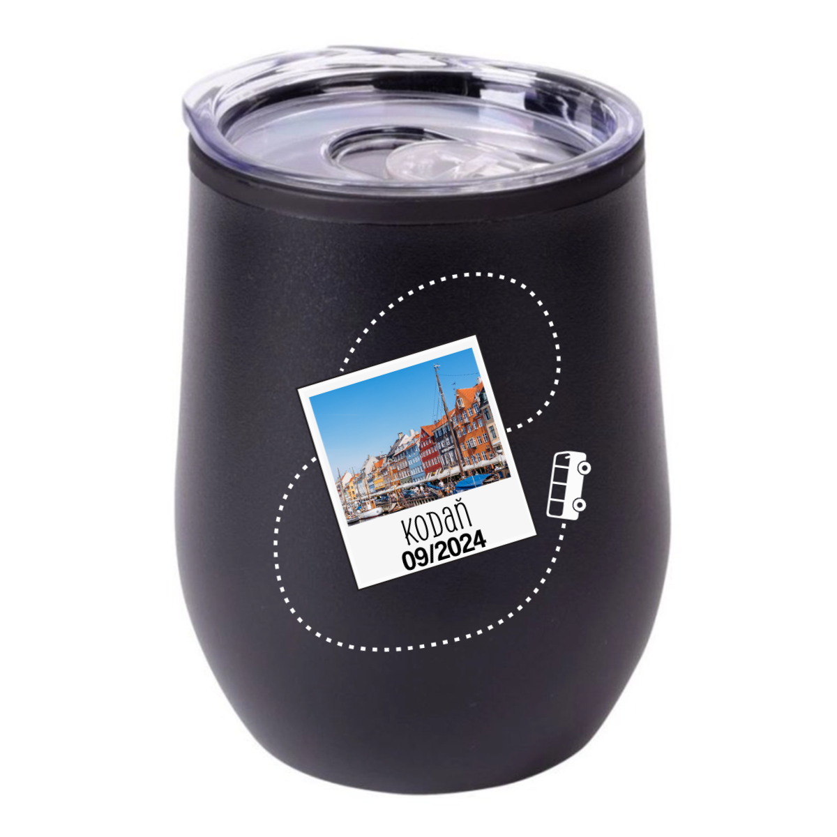 Vlastní text na cestovatelský termohrnek "bowl" (obrázek 3)