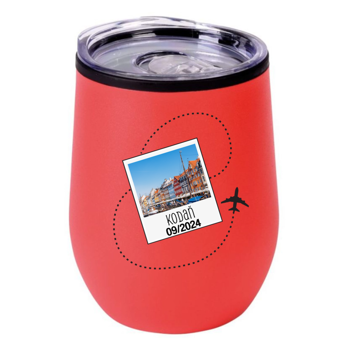 Vlastní text na cestovatelský termohrnek "bowl" (obrázek 4)