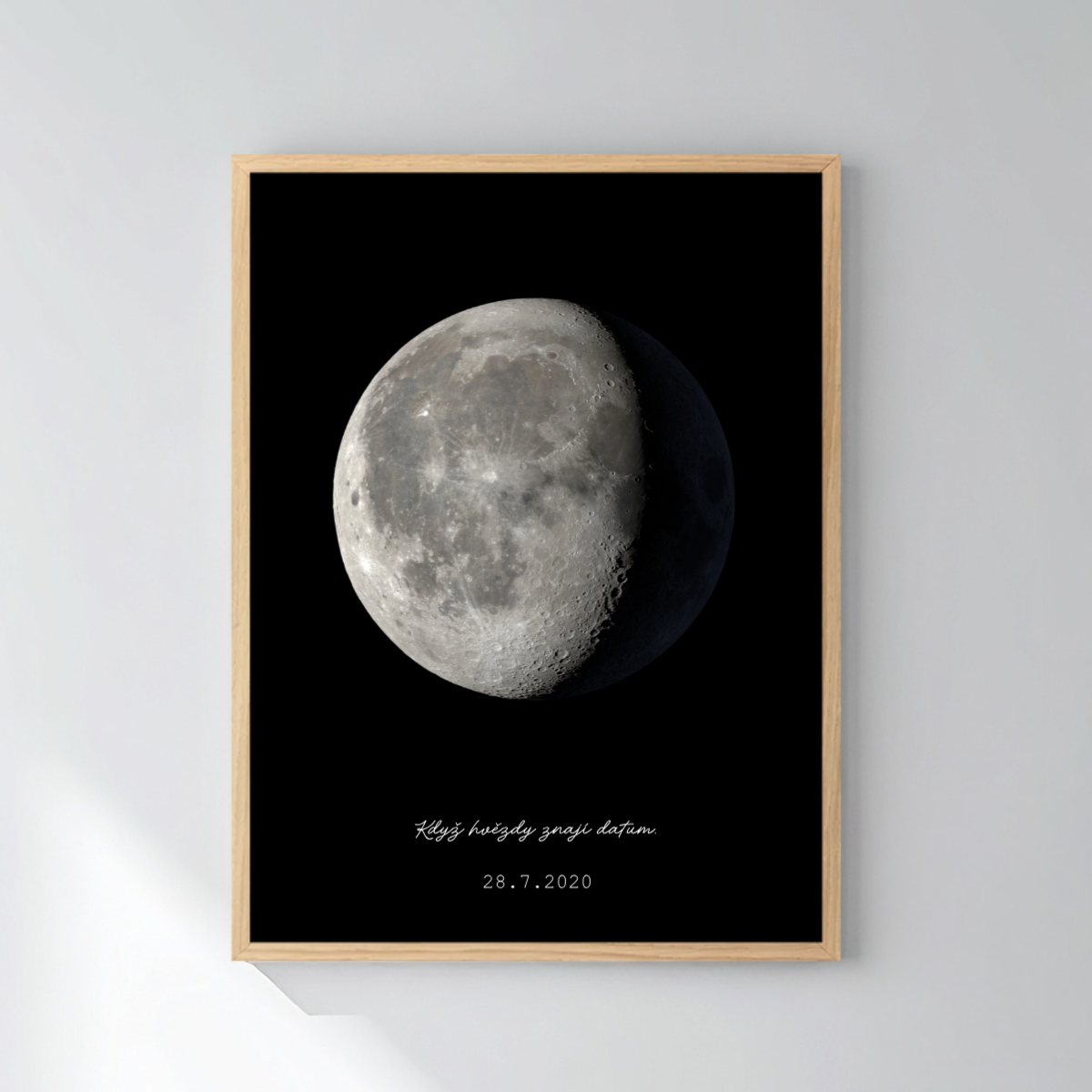 Personalizovaný magický fotoobraz v rámu - 30x40 - měsíční fáze (obrázek 5)