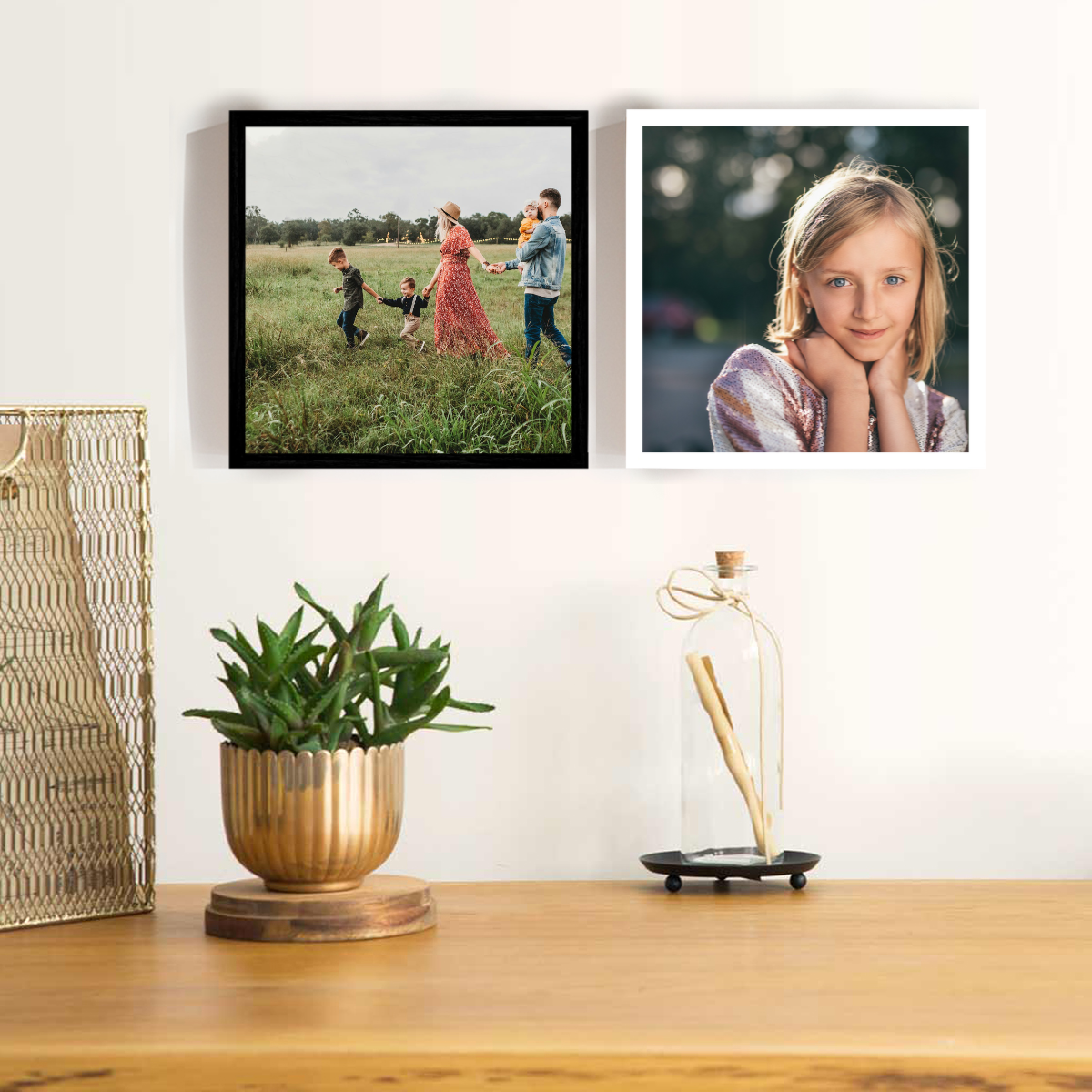 Personalizovaný magický fotoobraz v rámu - 2x čtverec 20x20 - fotografie (obrázek 4)