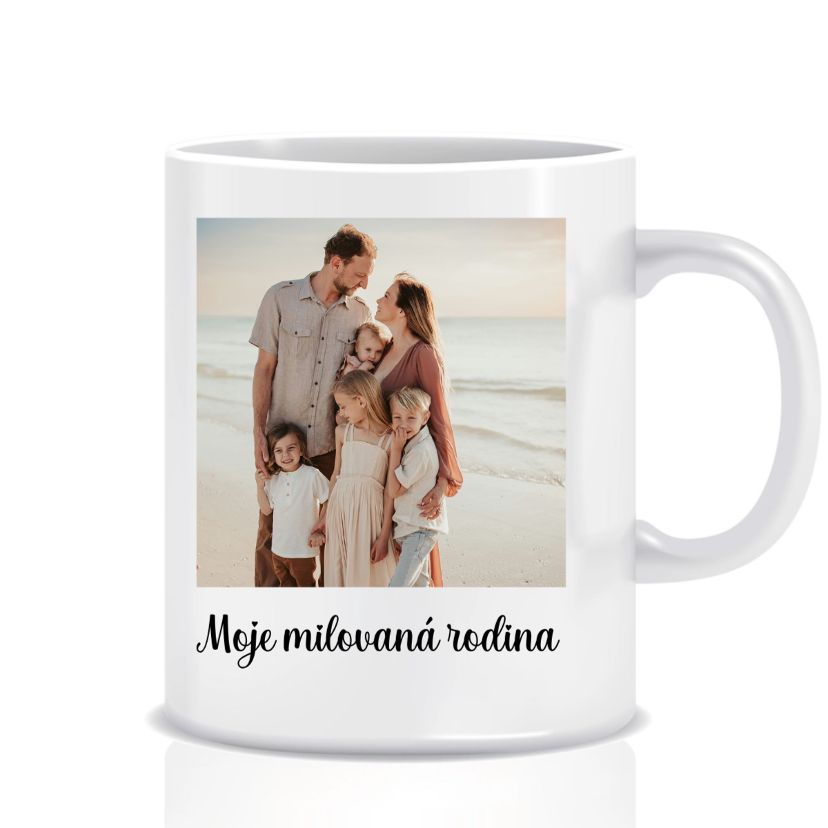 Levně Personalizovaný klasický bílý hrníček 300 ml s fotografií
