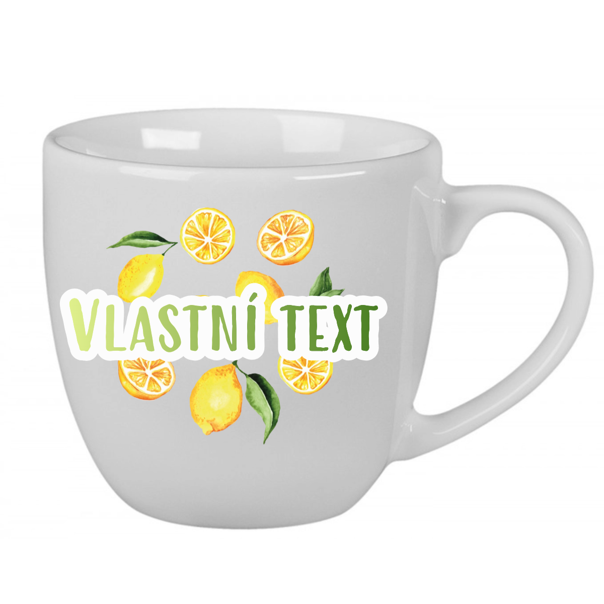 Personalizovaný keramický hrnek 400 ml s ovocem a textem (obrázek 5)