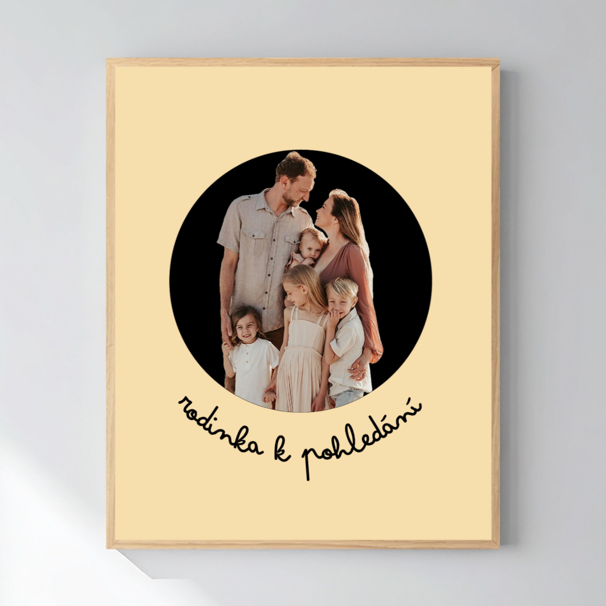 Personalizovaný magický fotoobraz v rámu - 40x50 - výřez fotky na podkladu (obrázek 6)