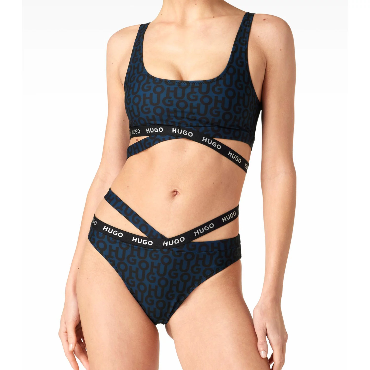 HUGP BOSS Dámské plavky Bikini 50486376-970 - HUGO S (obrázek 4)