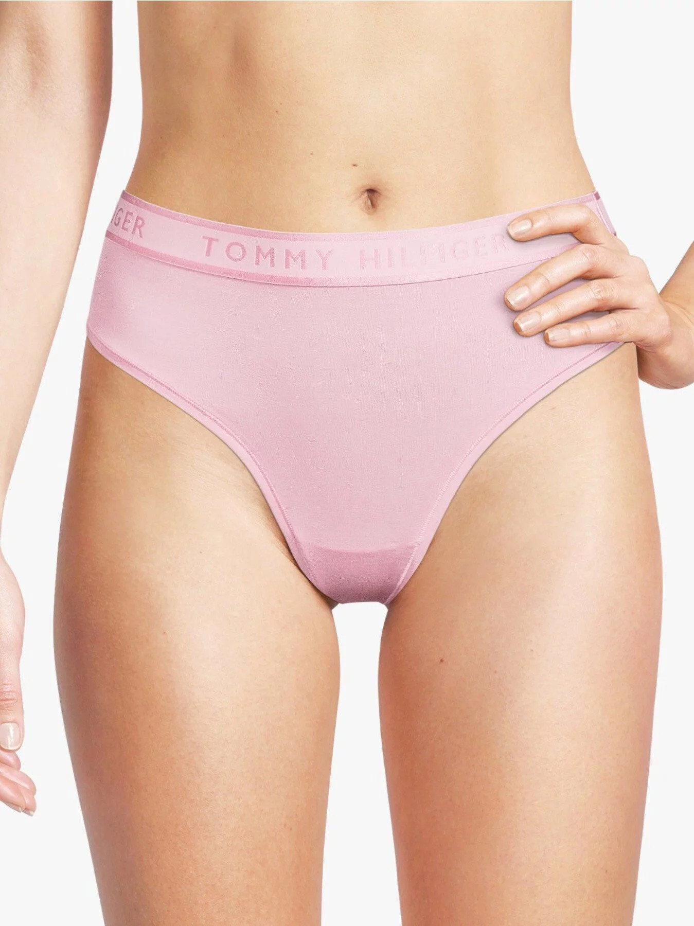 Dámská tanga Modal High Waist UW0UW03812-TOL - Tommy Hilfiger M (obrázek 3)