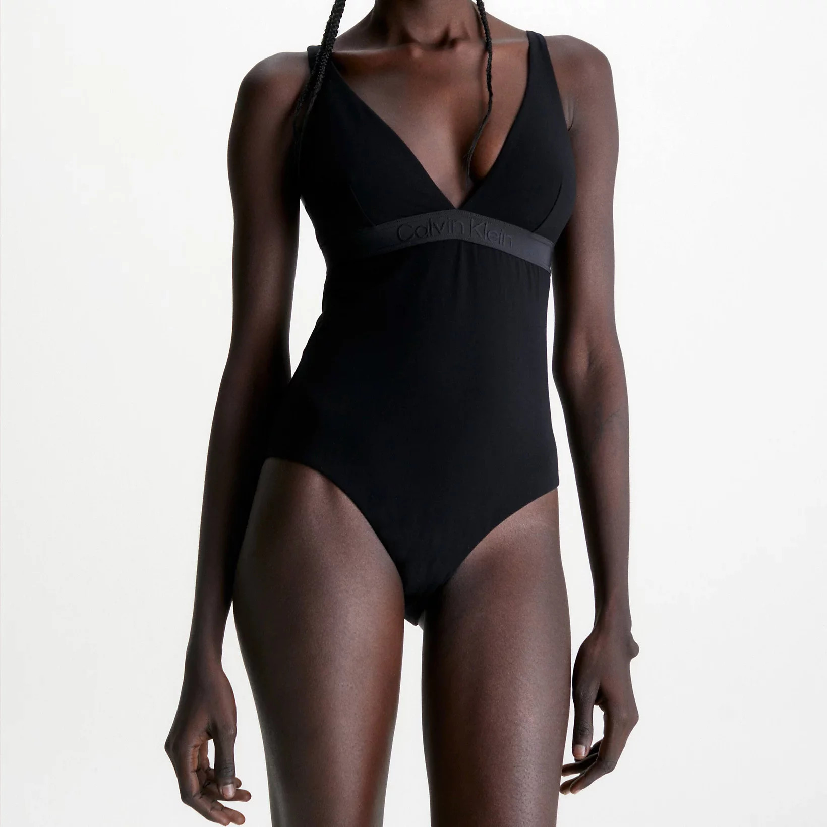 Dámské jednodílné plavky KW0KW02137-BEH - Calvin Klein S (obrázek 3)