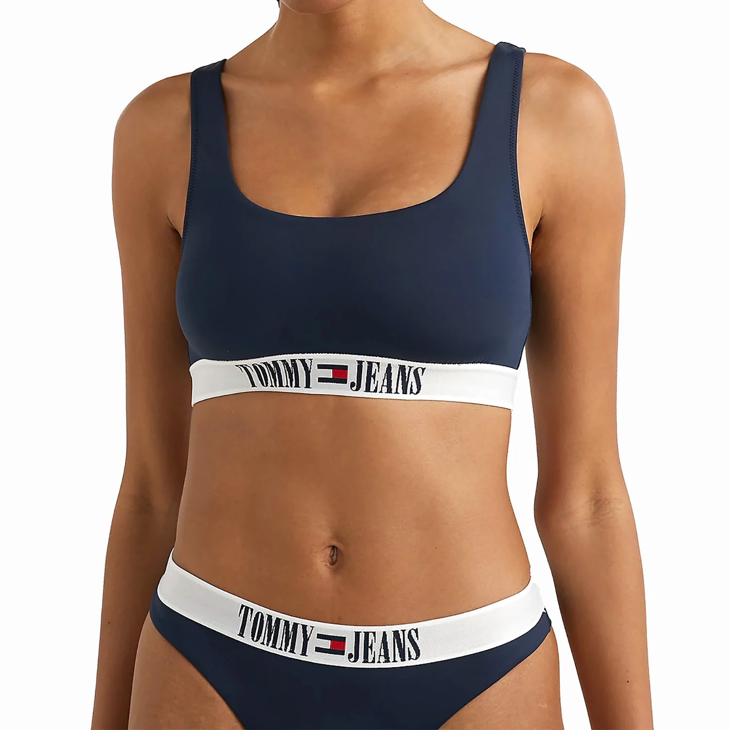 Jeans Dámský vrchní díl plavek UW0UW04410-C87 - Tommy Hilfiger M (obrázek 4)