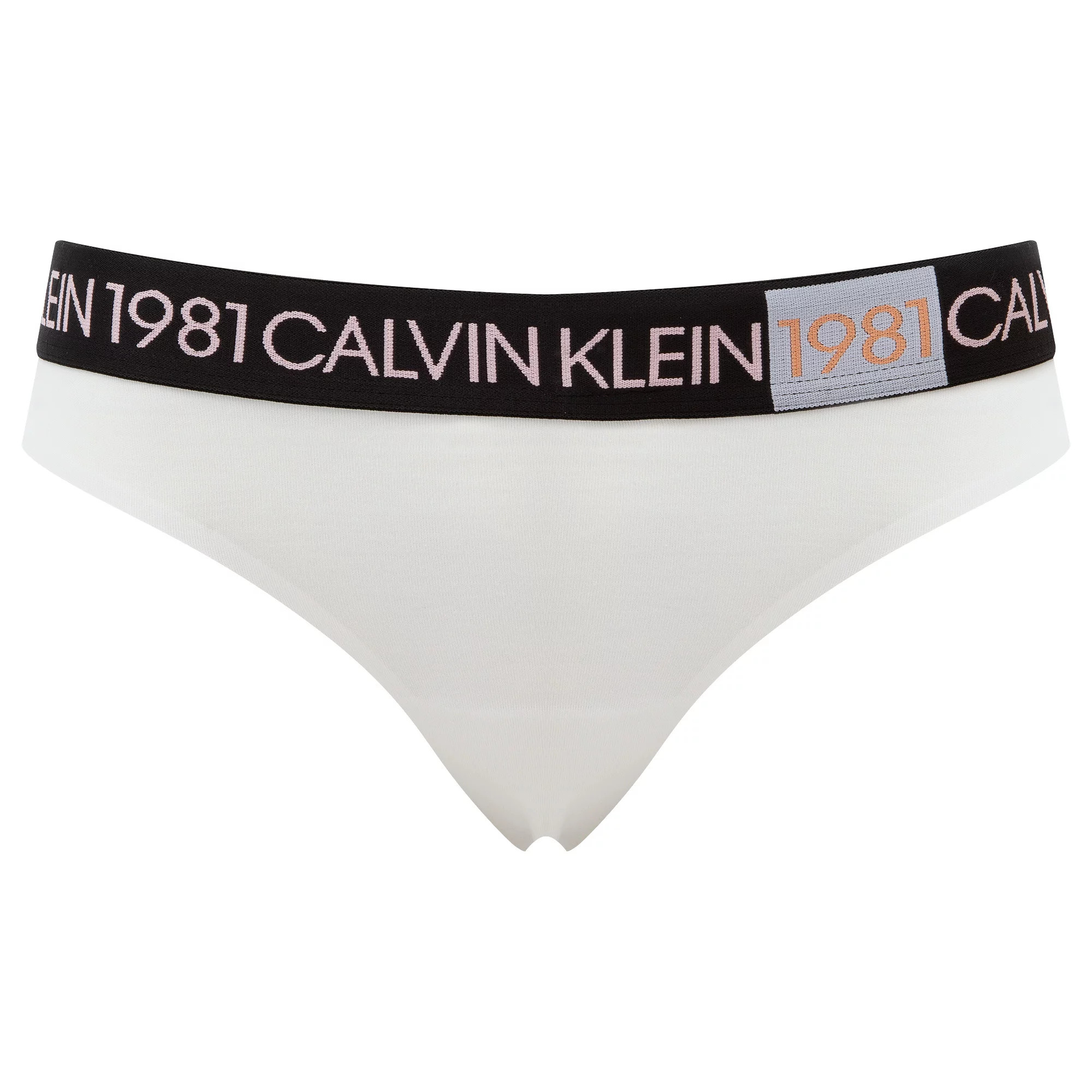 Dámská tanga QF5448E-100 - Calvin Klein M (obrázek 3)