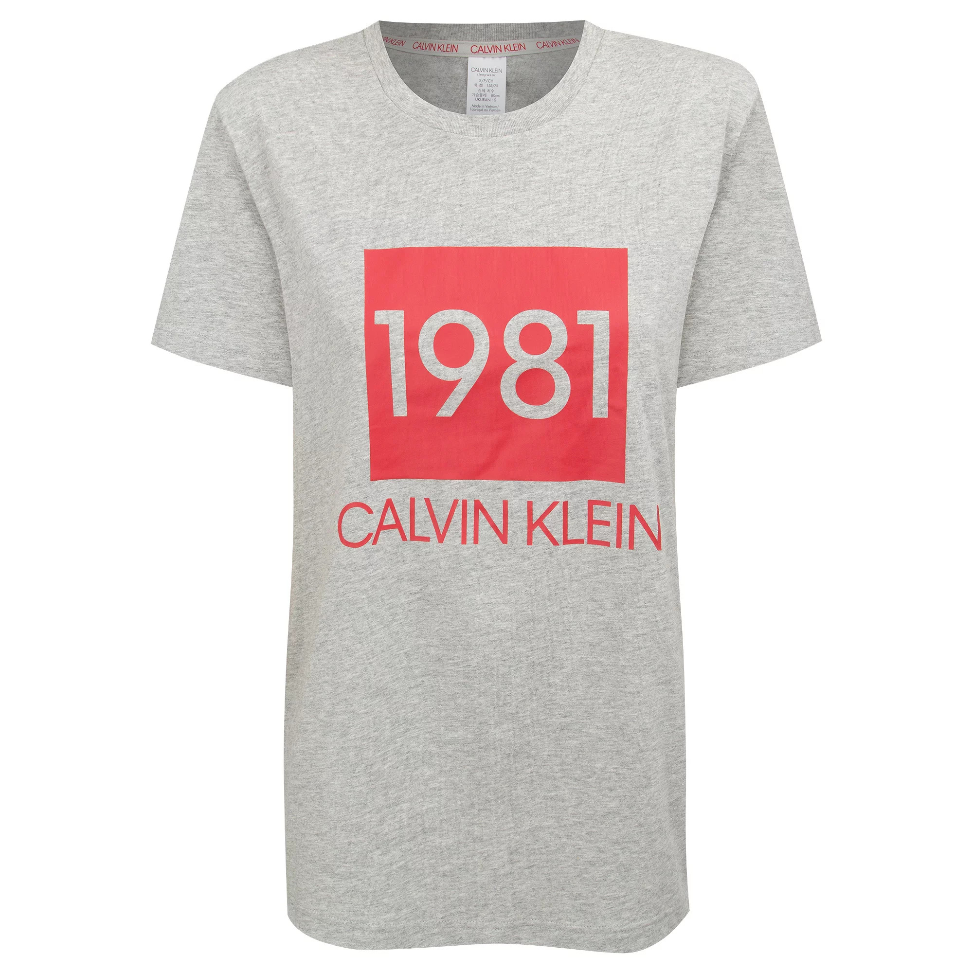 Dámské Tričko s krátkým rukávem QS6343E-020 - Calvin Klein M