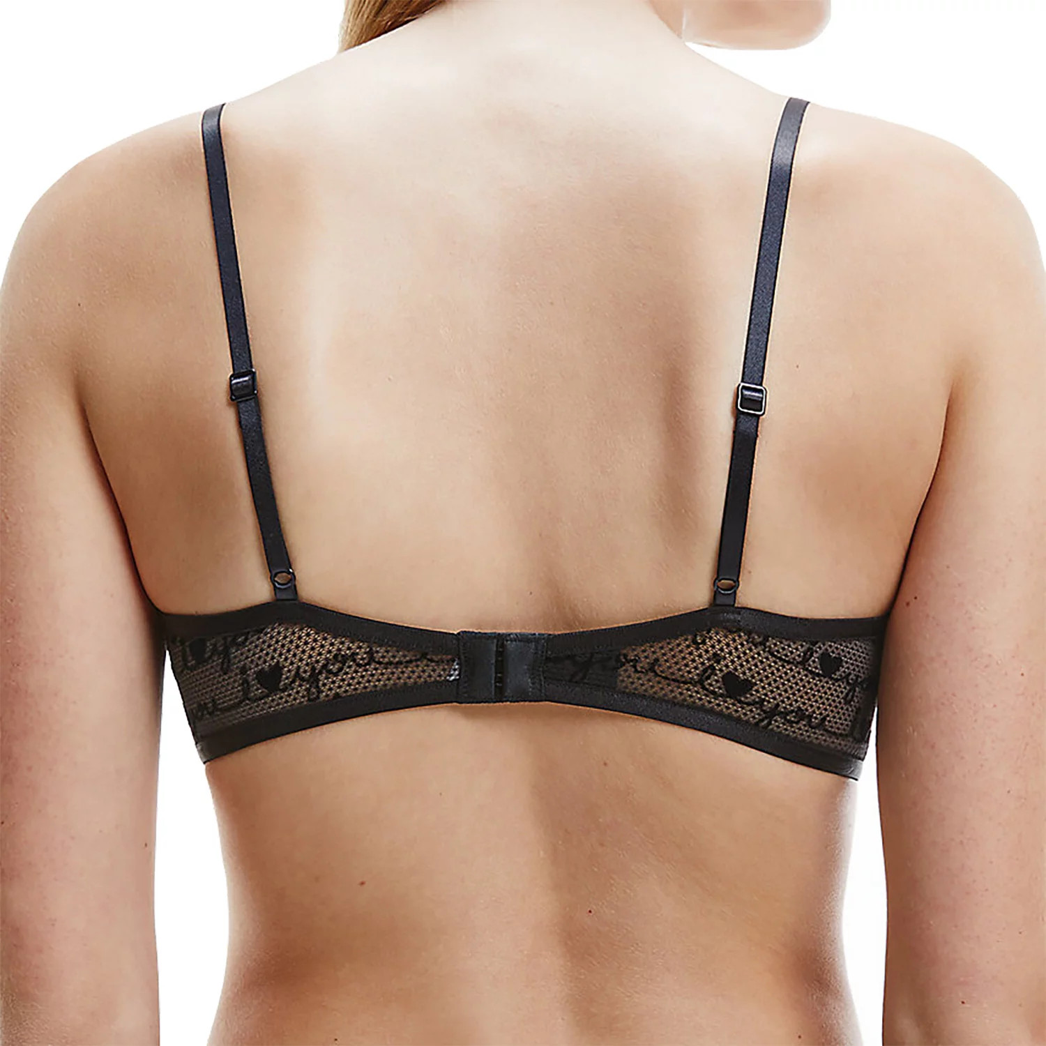 Dámská nevyztužená podprsenka I Heart You V-Day QF6713E-VE6 - Calvin Klein S (obrázek 3)