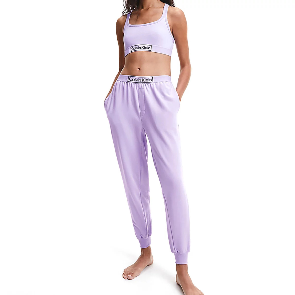 Dámské tepláky QS6802E-C9V - Calvin Klein L