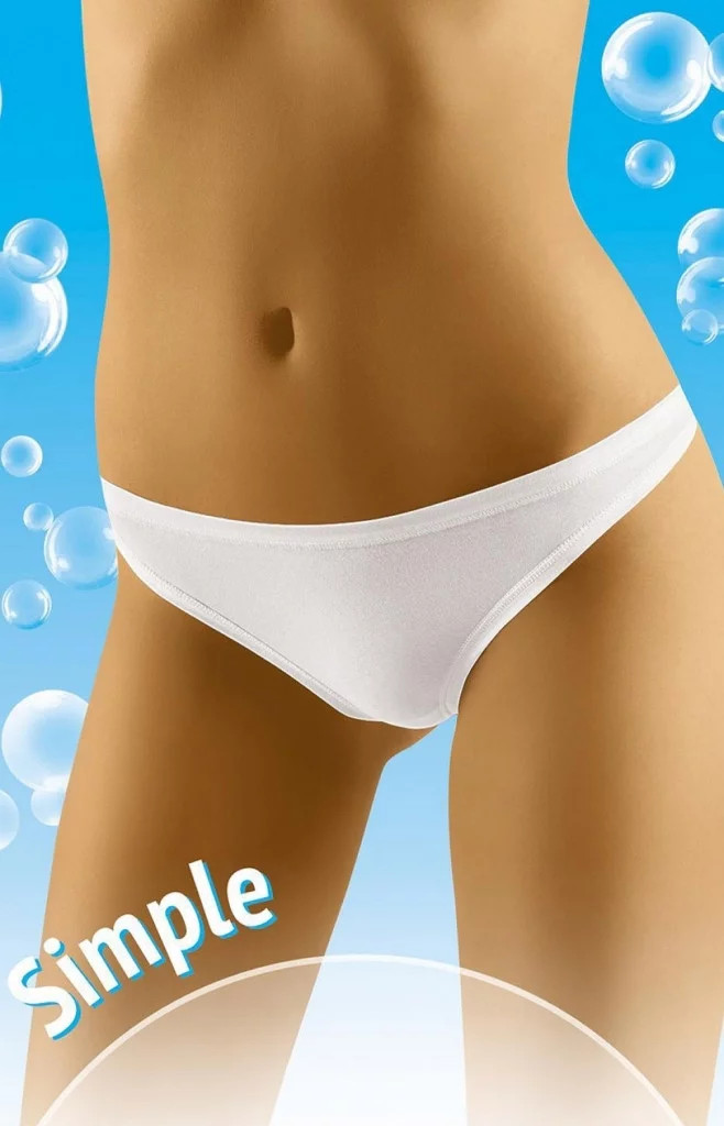 Dámske tangá Simple - Wolbar L černá