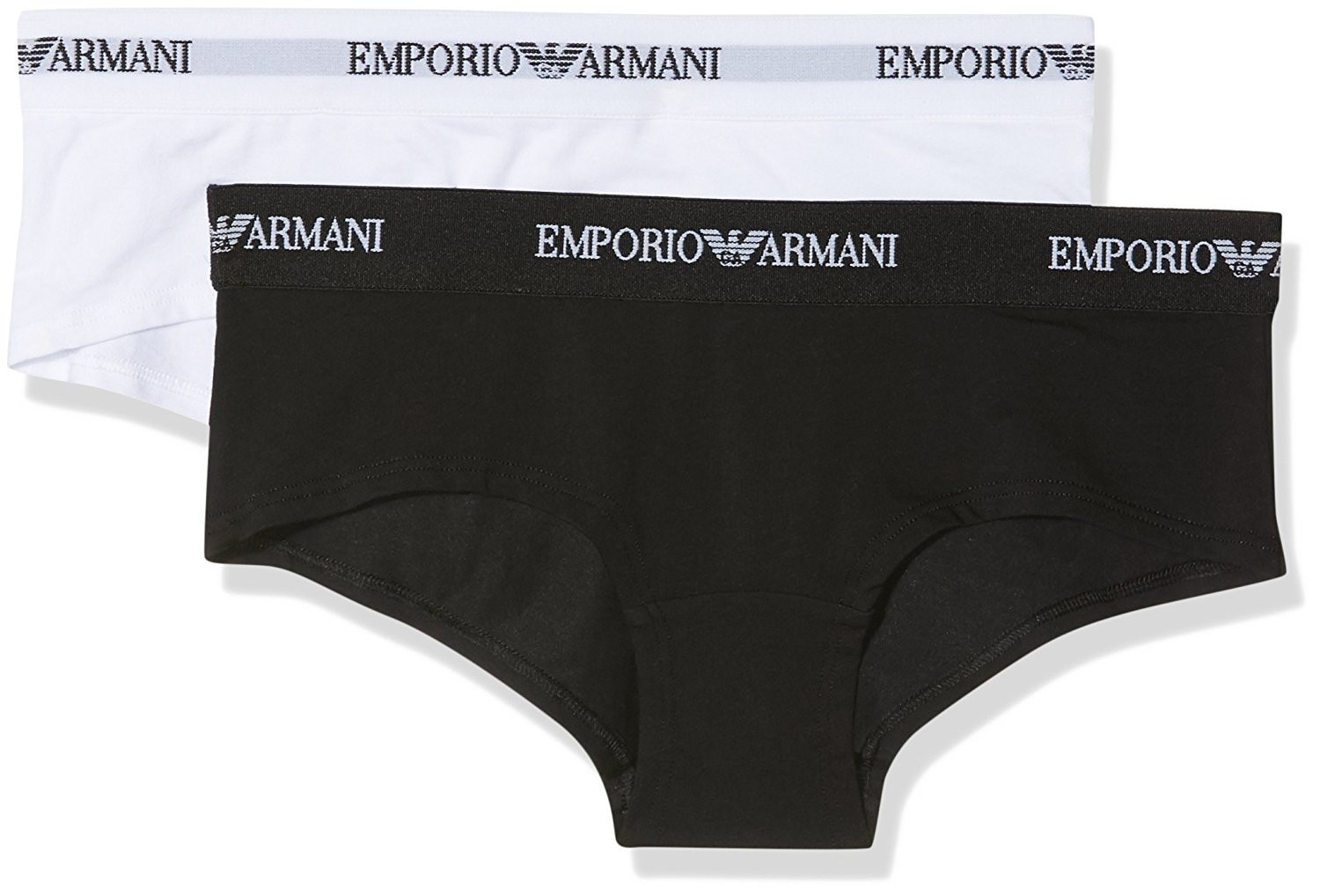 Kalhotky 2pcs 163263 CC317 00911 černobílá - Emporio Armani XS černá-bílá