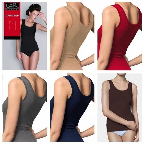 Dámské tílko Essentials Tank Top 2786S Tmavě modrá - Gatta tmavě modrá M (obrázek 4)