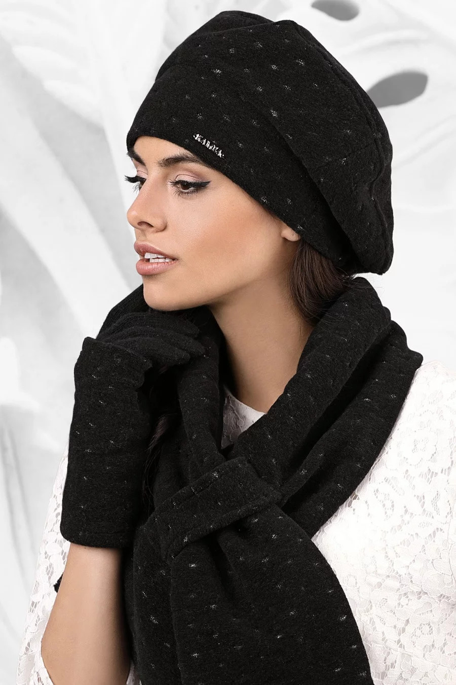 Dámská šála 01 černá - Kamea UNI černá