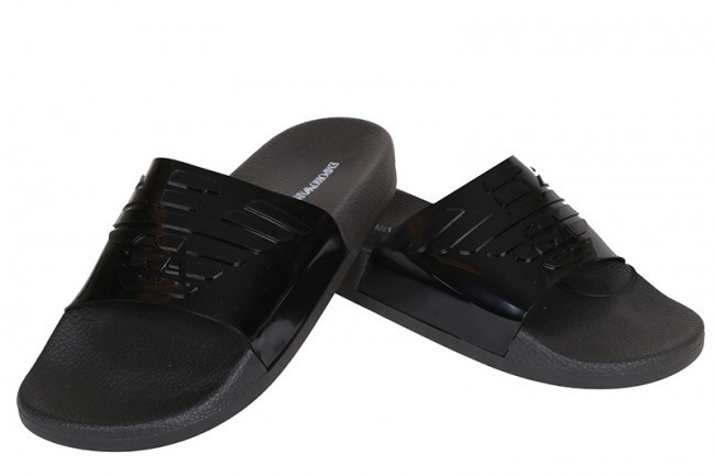 Pantofle X4PS02 černá - Emporio Armani černá 45