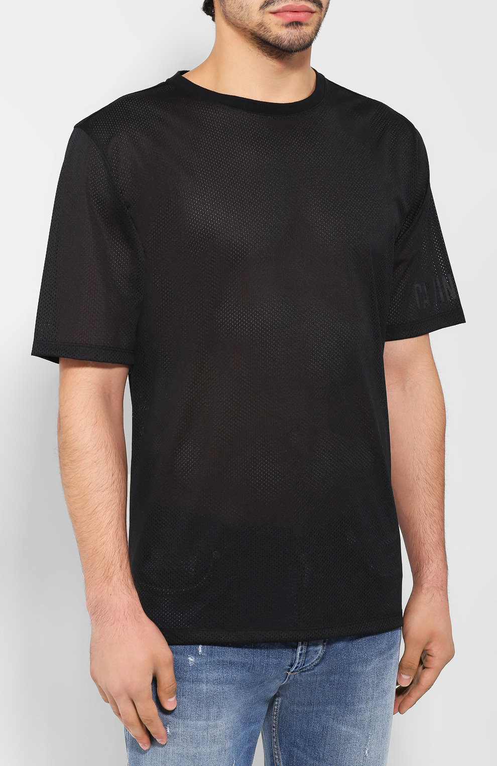 Pánské tričko model 7841476 černá černá M - Calvin Klein