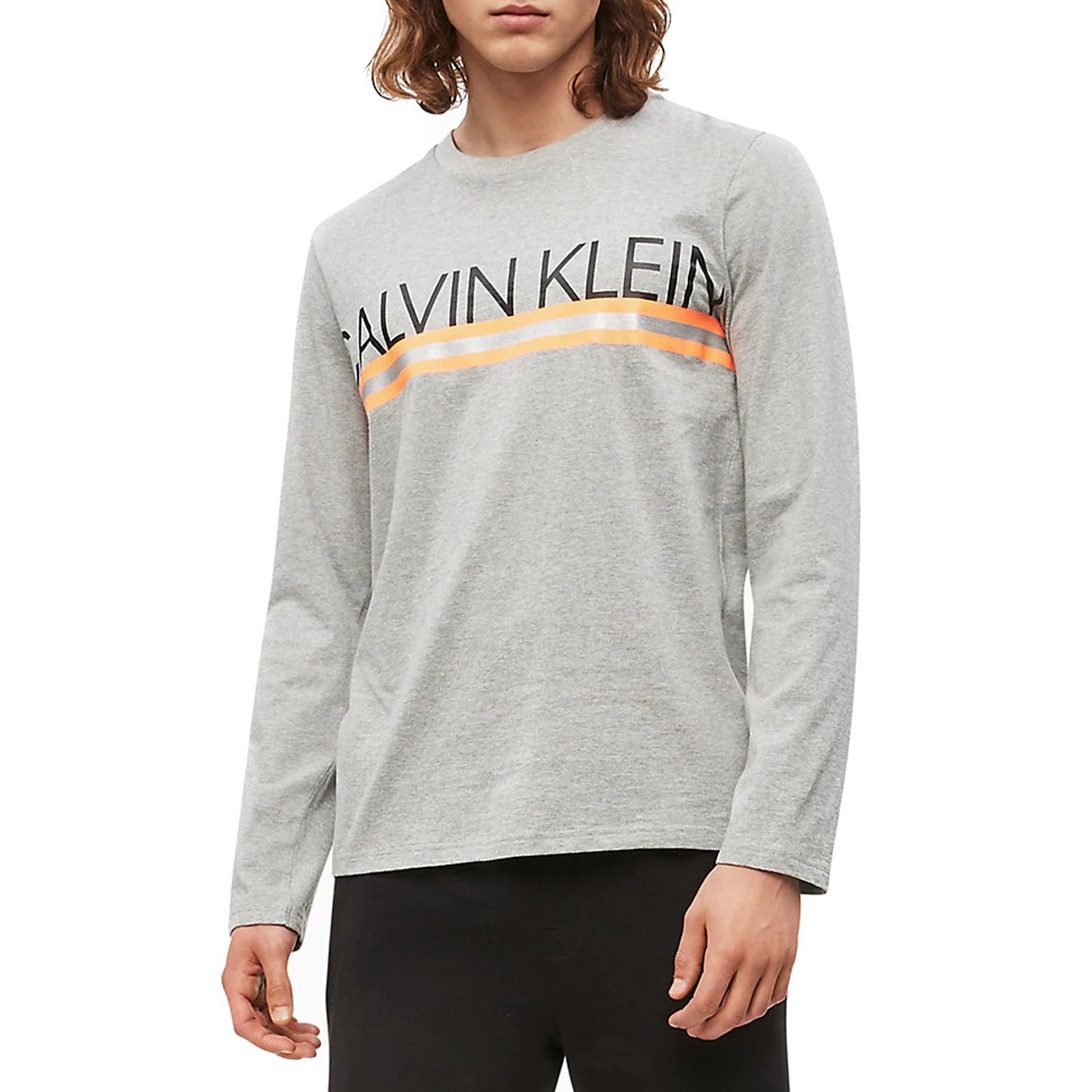 Pánské tričko model 7913440 šedá šedá L - Calvin Klein