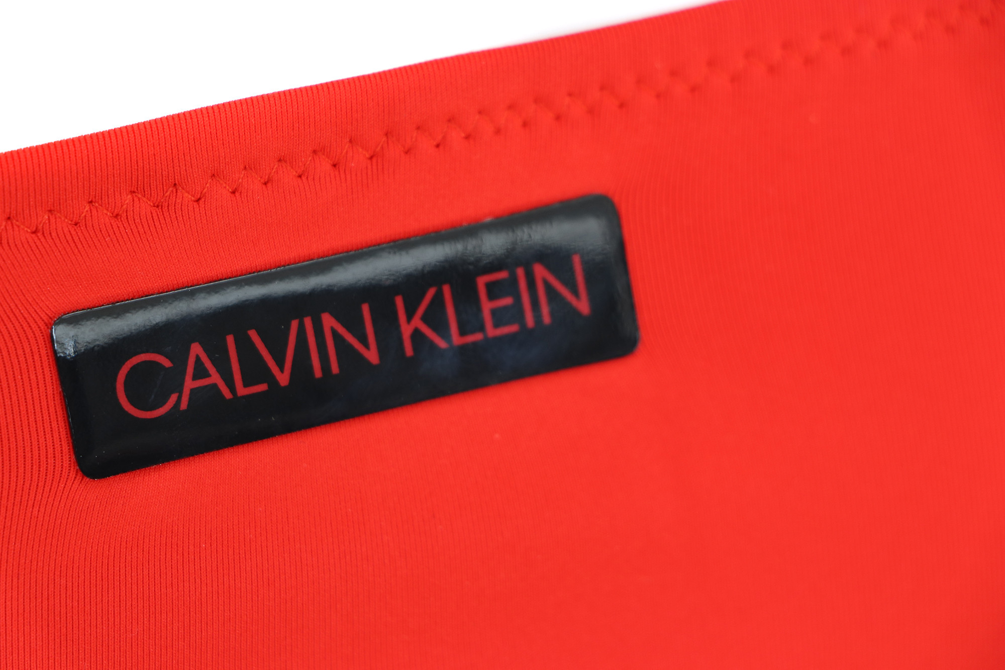 Spodní díl plavek KW0KW00800-XA7 červená - Calvin Klein červená L