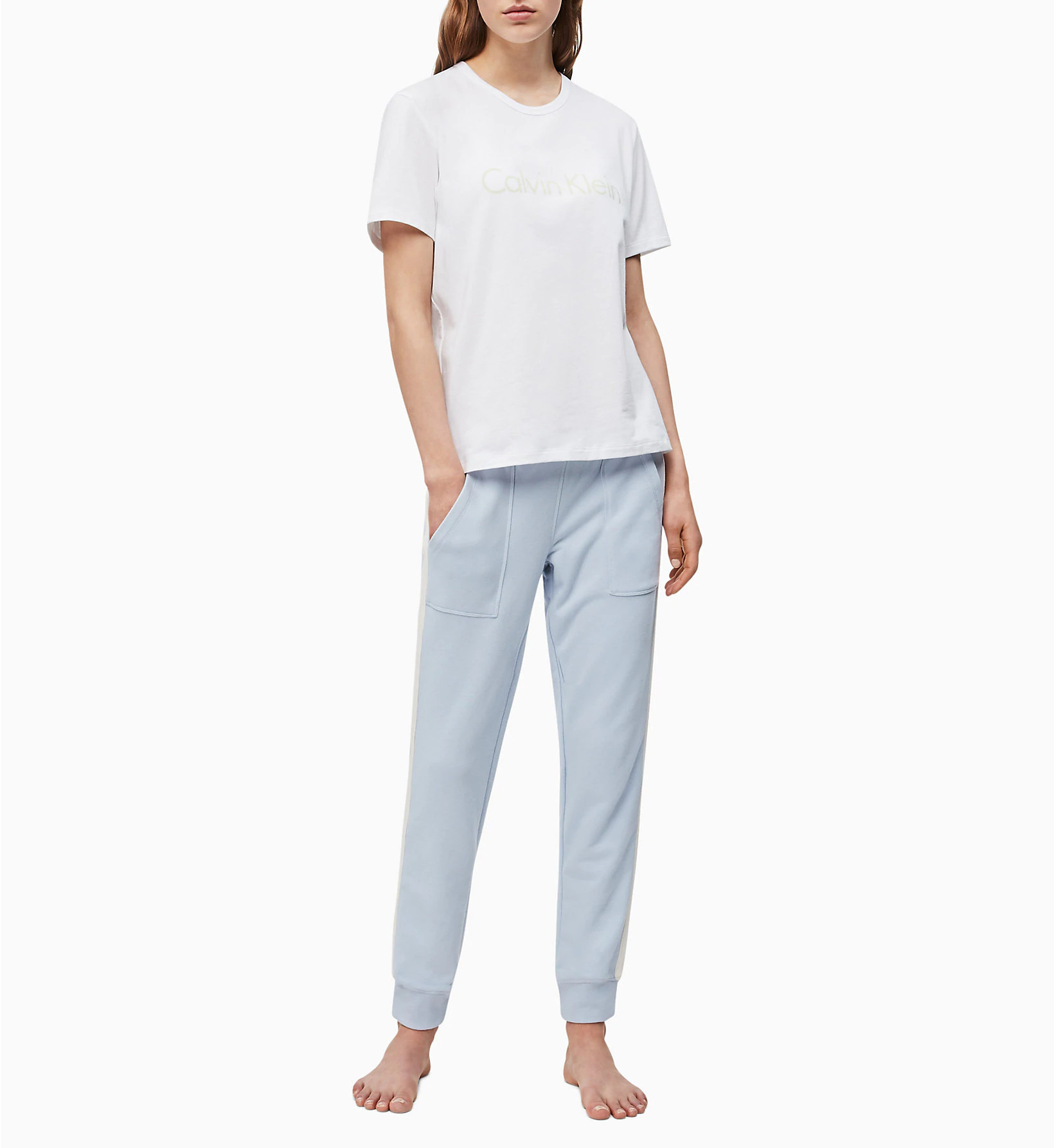 Dámské tričko model 8181545 bílá - Calvin Klein Velikost: M, Barvy: bílá