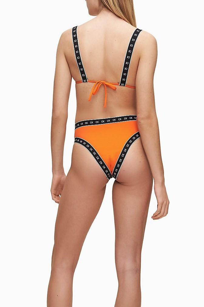 Vrchní díl plavek model 8397617 oranžová - Calvin Klein Velikost: L, Barvy: oranžová