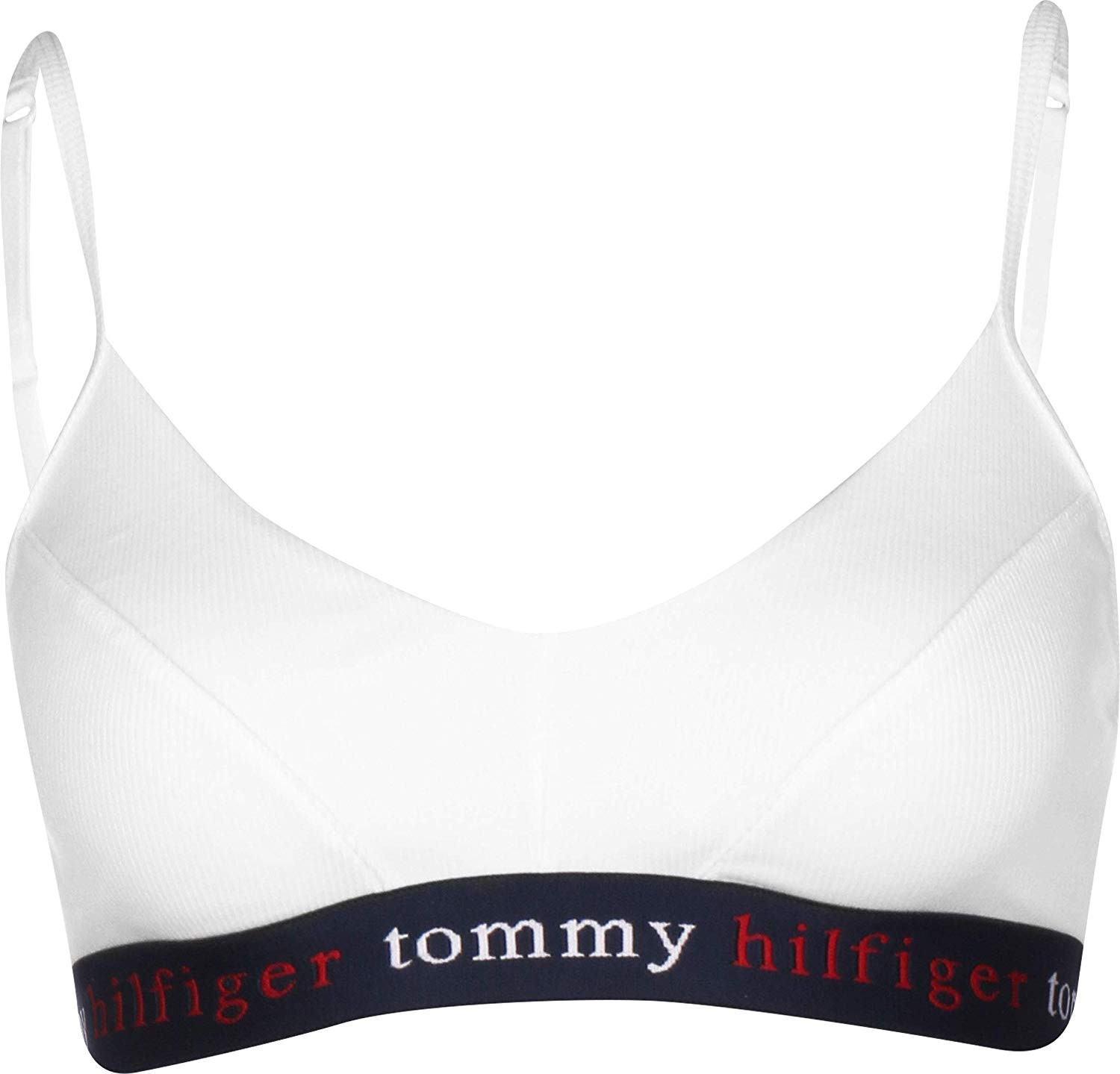 Podprsenka bez kostice bílo/modrá L model 8344652 - Tommy Hilfiger
