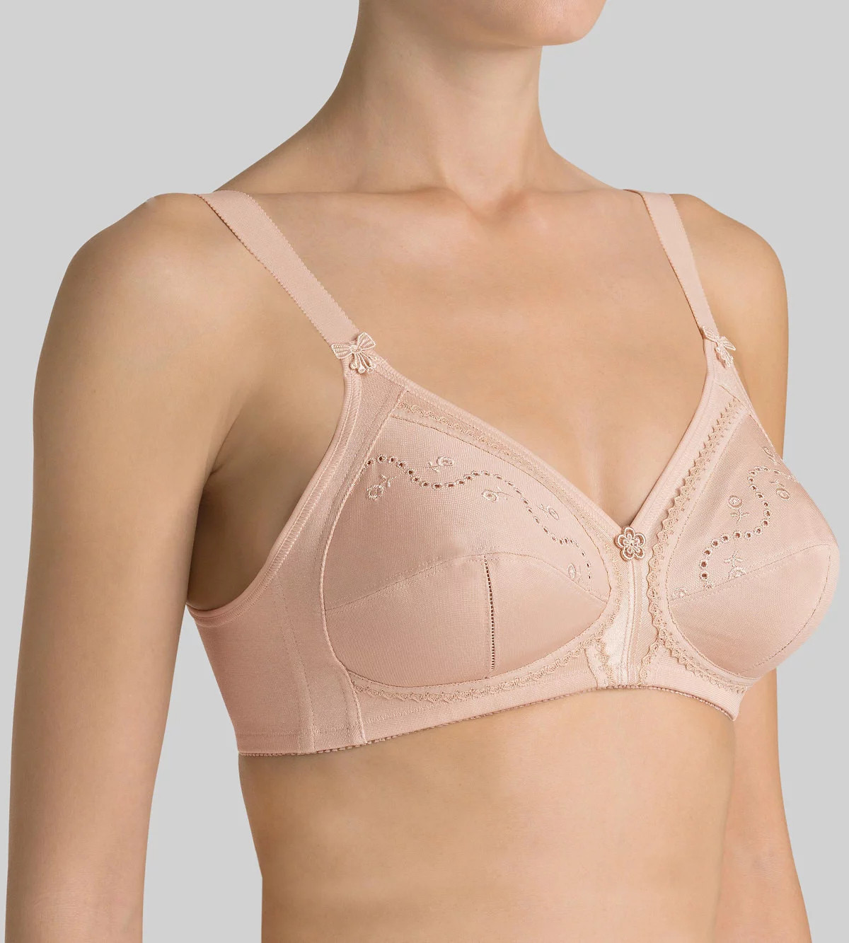 Podprsenka bez kostice Doreen + Cotton 01 N - Triumph černá 95E