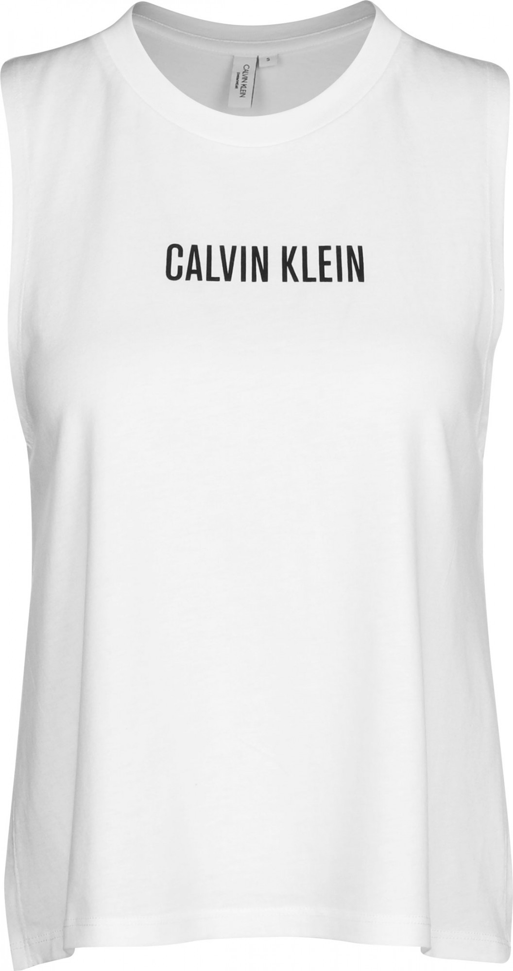 Dámsky top KW0KW01009-YCD biela - Calvin Klein L bílá