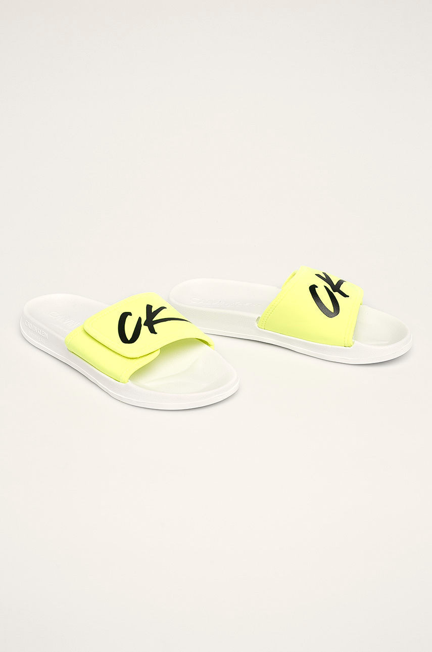 Pantofle bíložlutá 43/44 model 8397721 - Calvin Klein