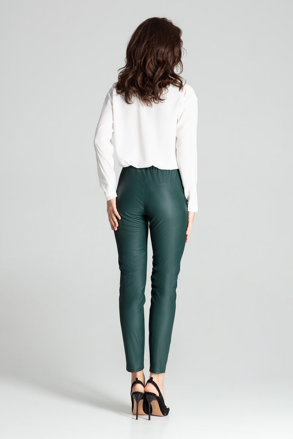 Dlouhé kalhoty model 14564567 zelená S - Lenitif