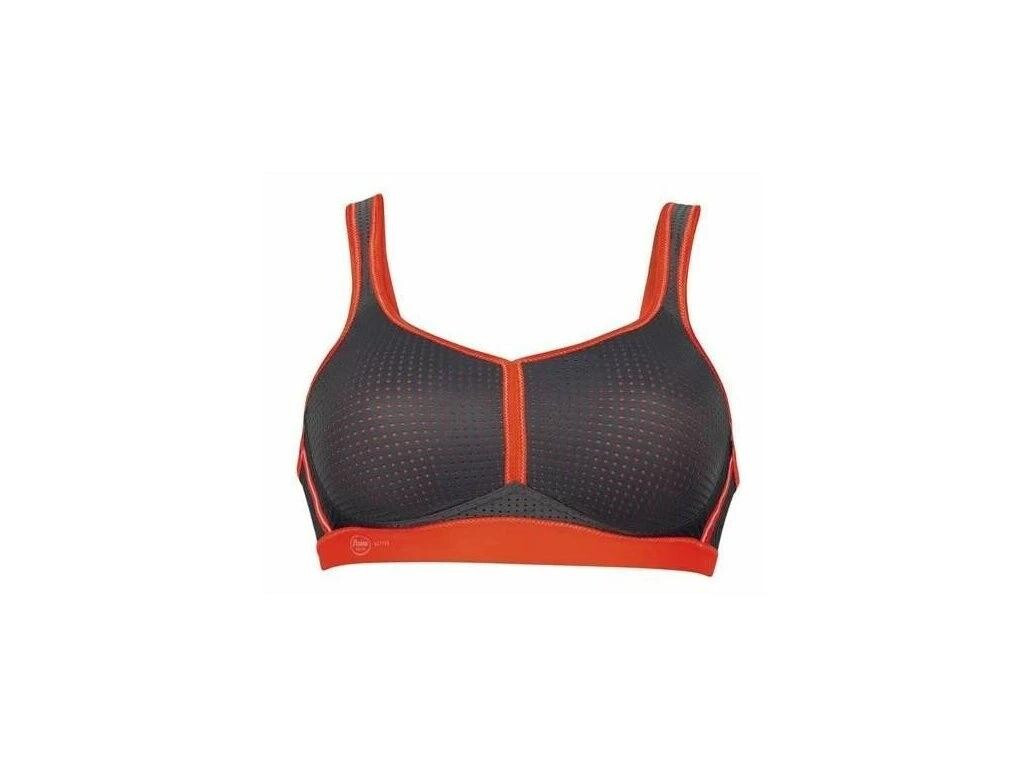 Dámská podprsenka sportovní Performance 5566 - Anita černo-šedá 90D (obrázek 3)