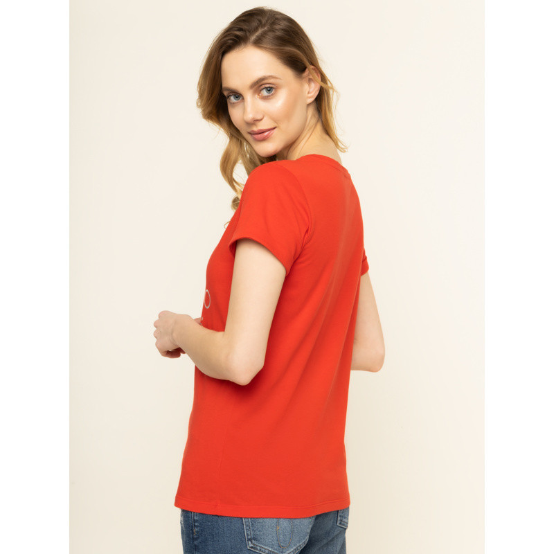 Dámské tričko červená model 9012558 - Emporio Armani Velikost: M, Barvy: červená