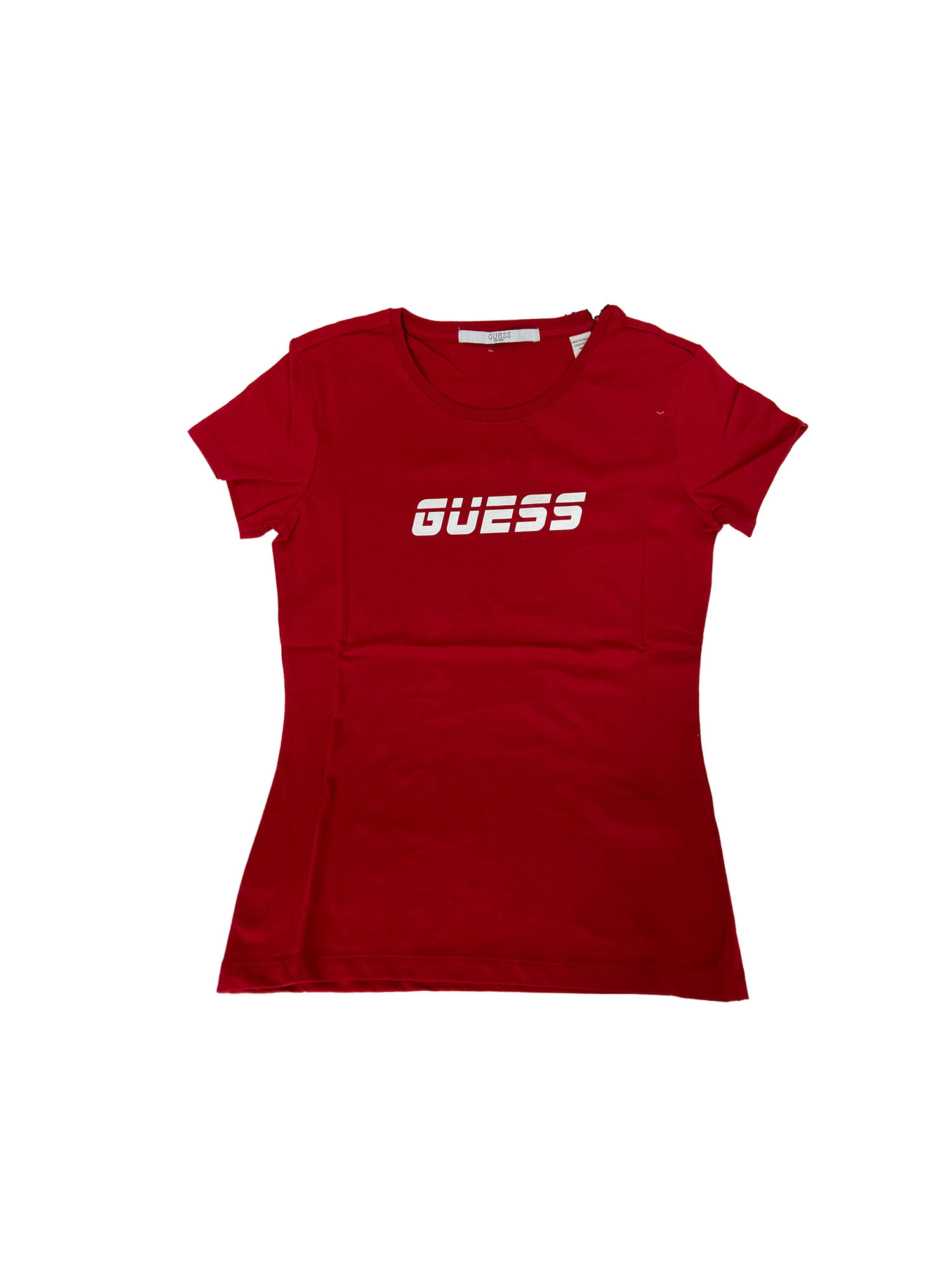 Dámské tričko model 13921838 - Guess Velikost: M, Barvy: červená