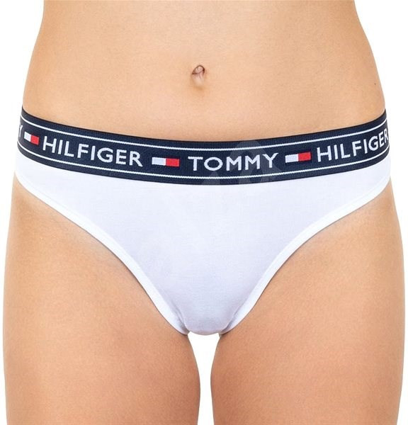 Dámské brazilské kalhotky UW0UW00723 100 bílá - Tommy Hilfiger bílá XS