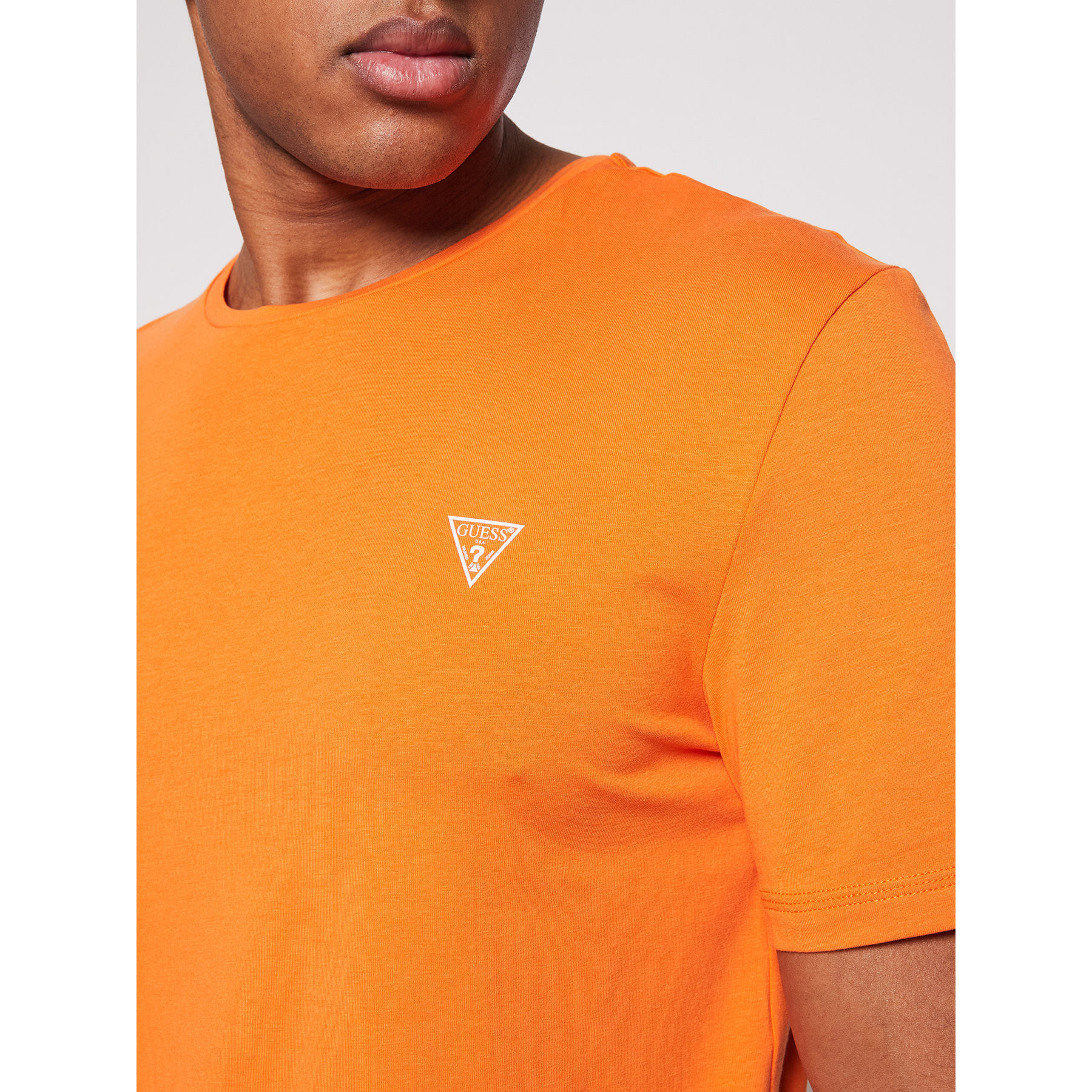 Pánské tričko oranžová oranžová L model 15174087 - Guess
