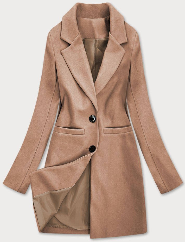 Klasický dámský kabát 25533 - Italy moda L černá