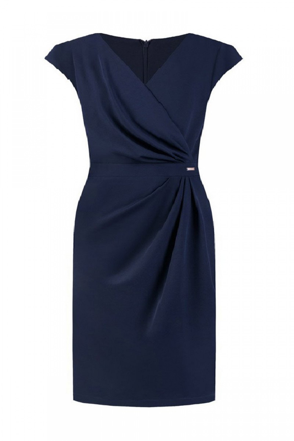 Levně Dámské šaty model 15218501 50 tmavě modrá - Jersa