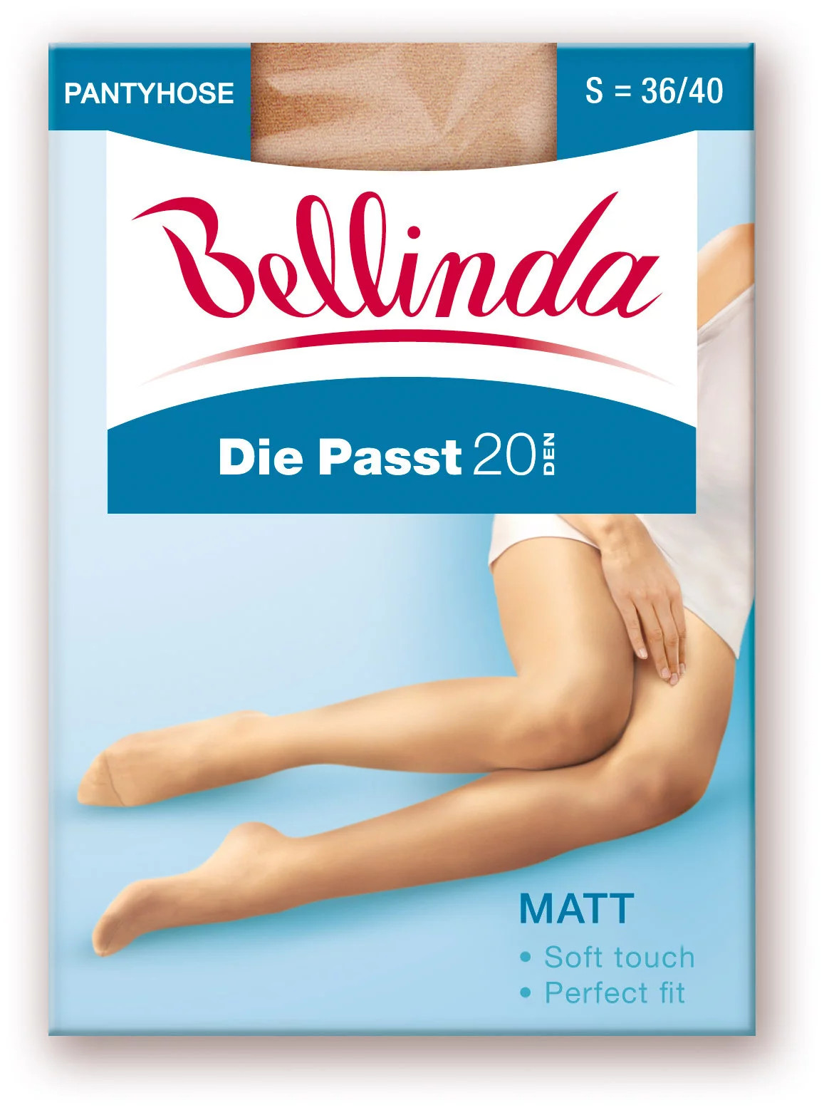 Dámske pančuchové nohavice DIE PASST 20 DEN - BELLINDA L amber