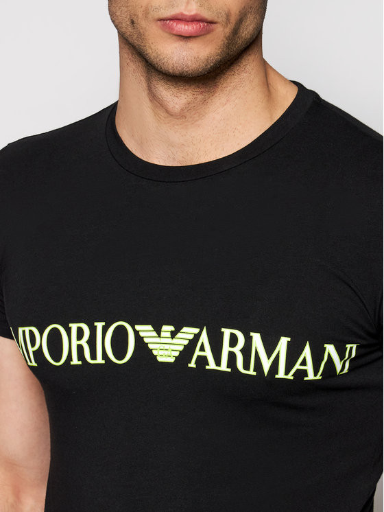 Pánské tričko 111035 1P516 00020 černá - Emporio Armani černá L