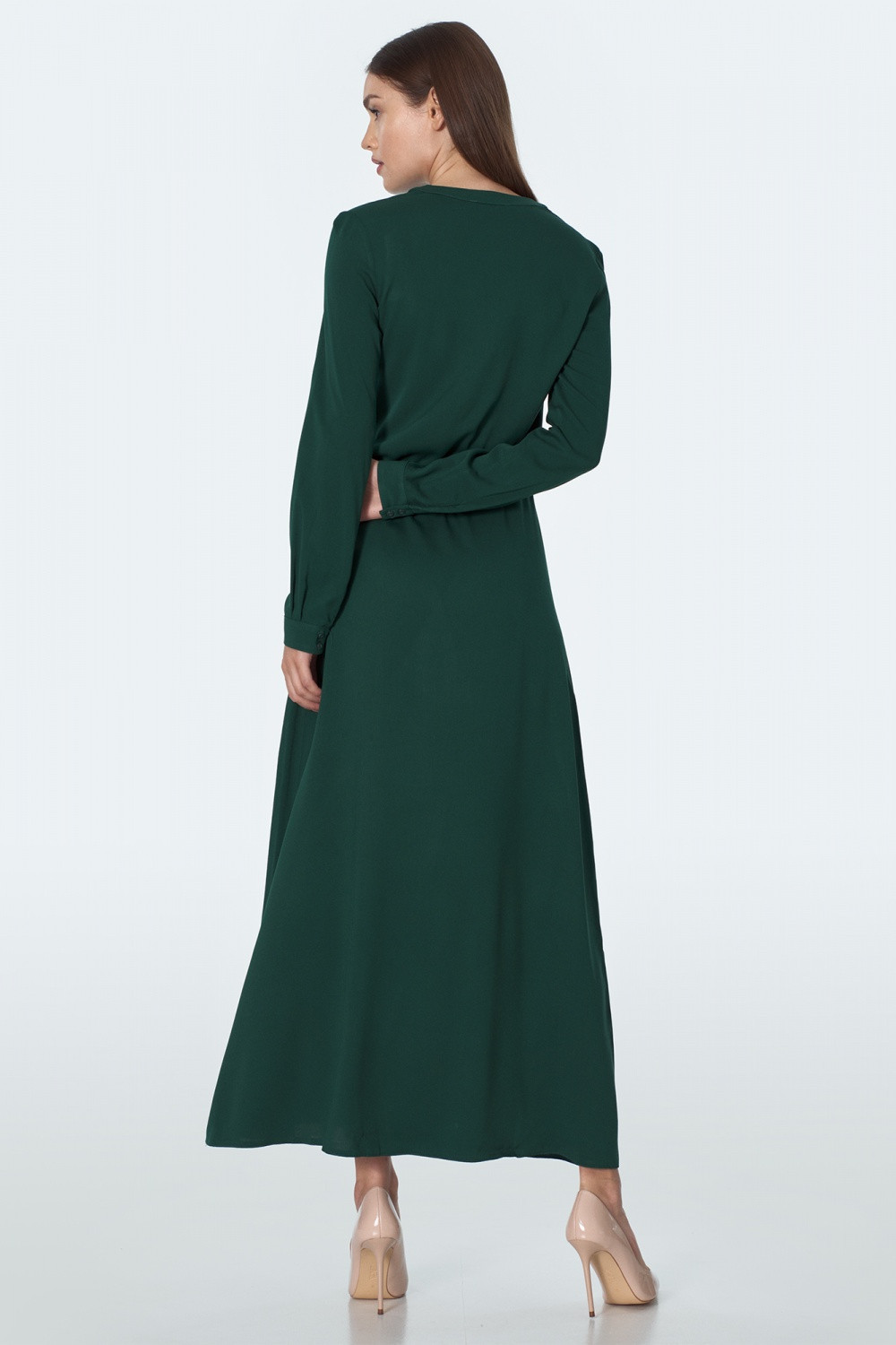 Dámské šaty S154R - Nife 42 tmavě zelená