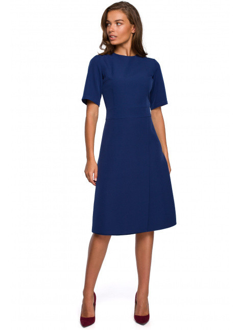 Dámské šaty S240 - Stylove navy blue XL