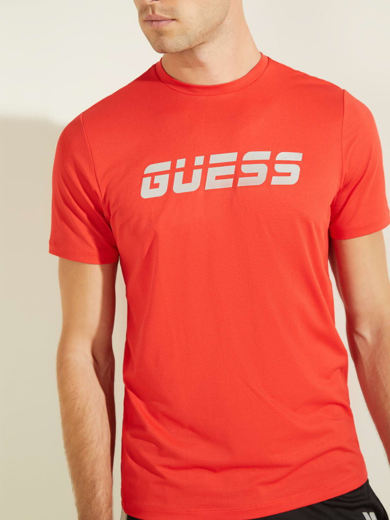 Pánske športové tričko U1YA08MC03Y - G507 červená - Guess L červená