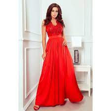 Dámské šaty model 15756338 červená M - numoco