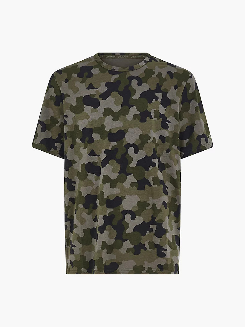 Pánské tričko vzor zelený vzor XL model 15825469 - Calvin Klein