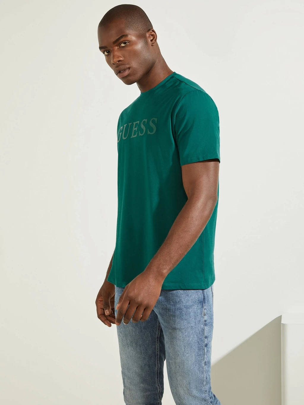 Pánské tričko U1YA00JR06K - STRM- Zelená - Guess L zelená