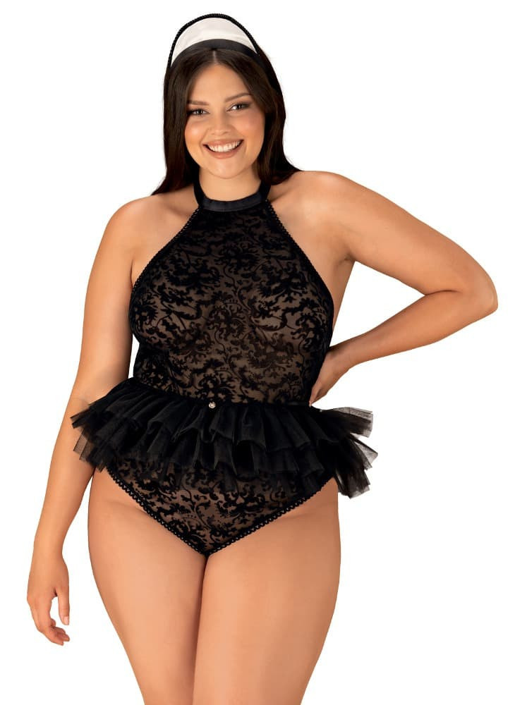 Levně Elegantní kostým černá model 16178195 - Obsessive